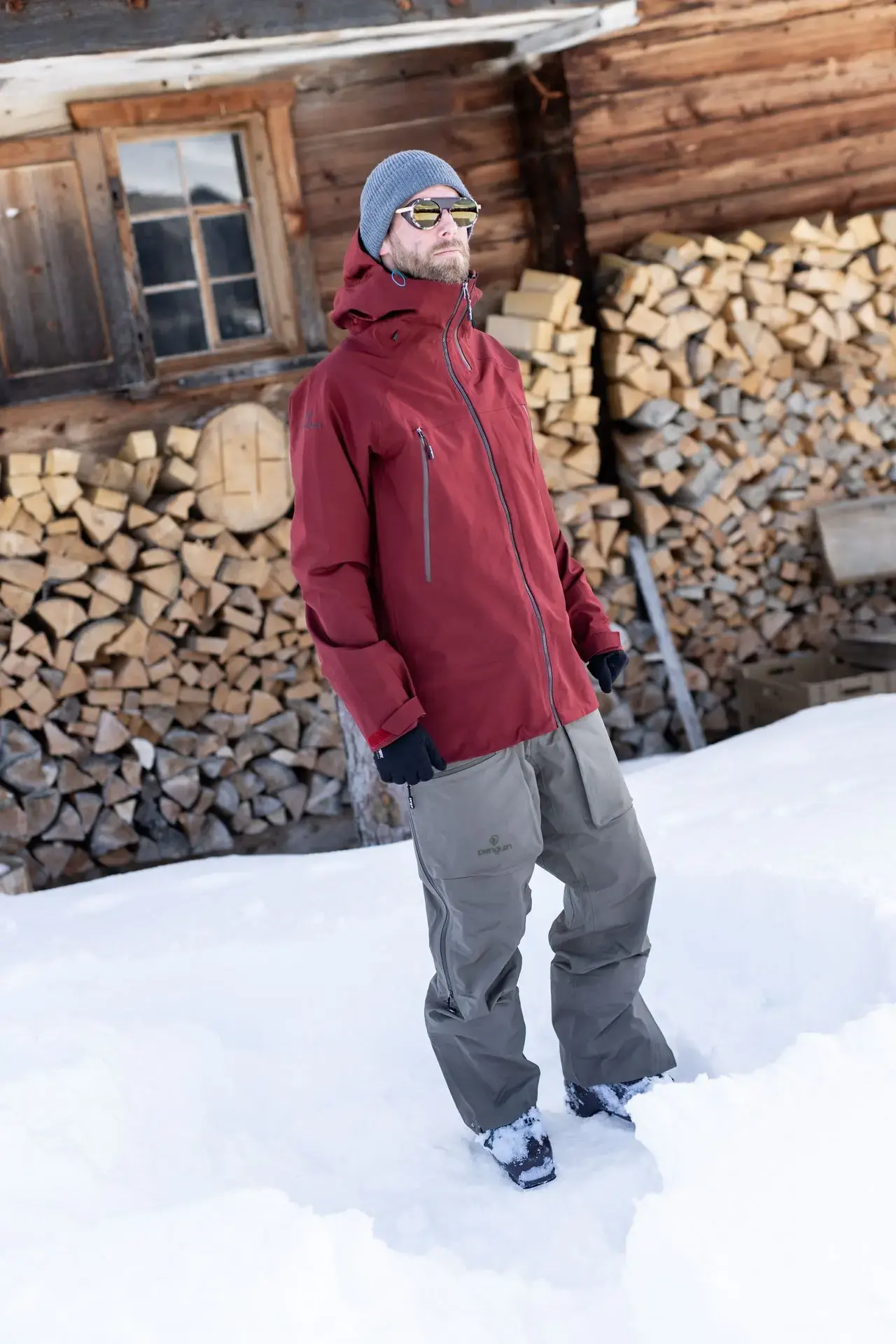 Penguin Shell Ski Snowboard Anzug