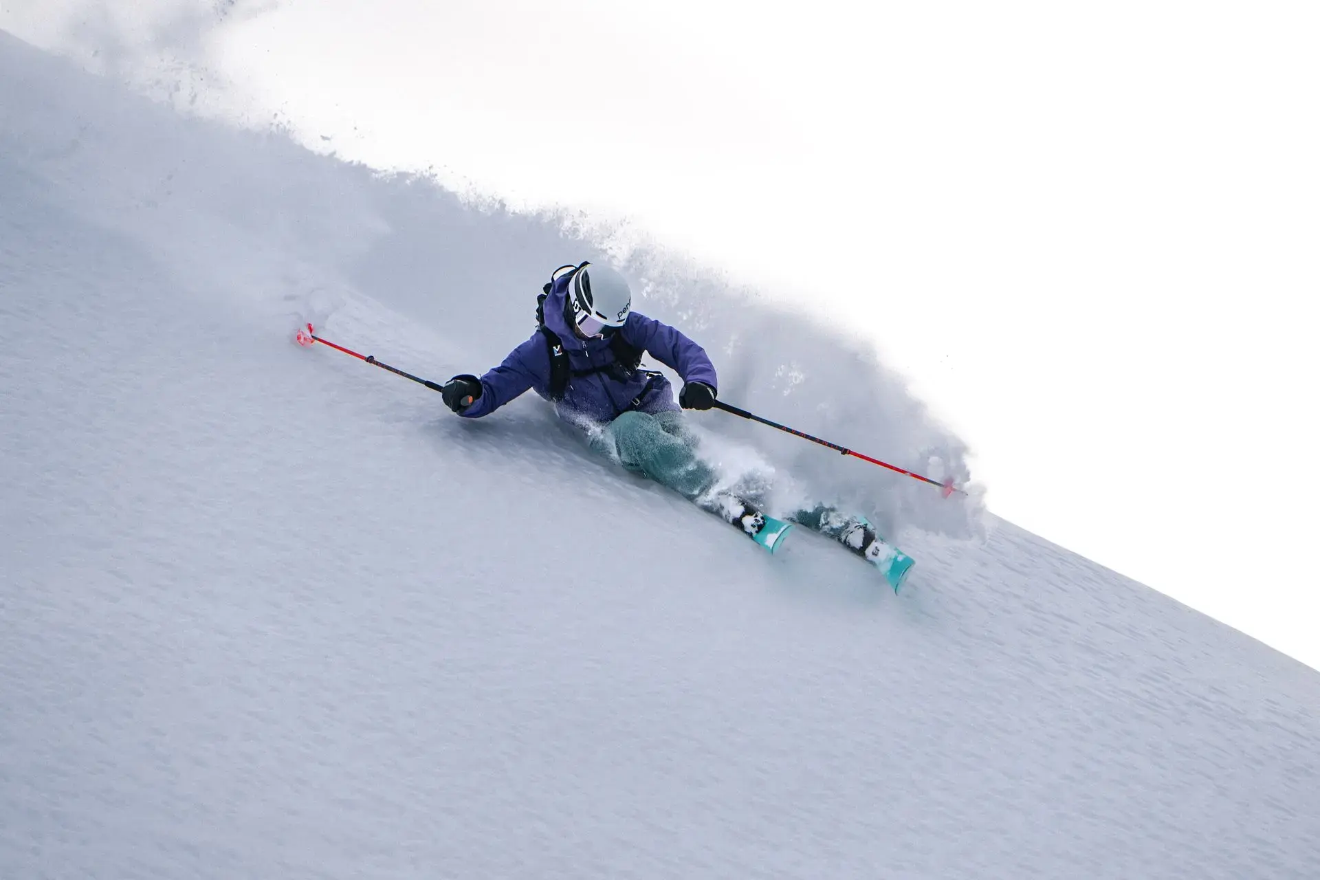 Penguin Action Freeriding Ski