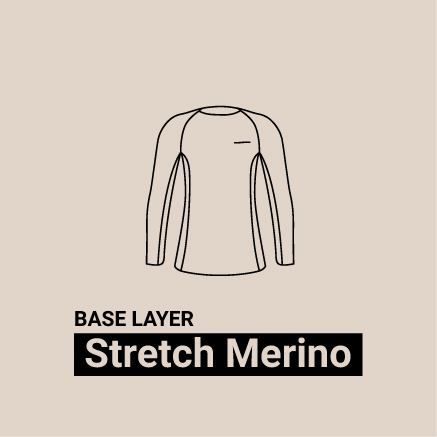 Männer Merino Stretch ¾ Leggings
