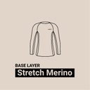 Frauen Merino Stretch Langarm Shirt