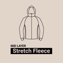 Frauen S.Café Stretch Fleece Isolations Hoodie