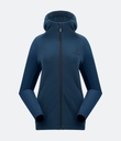 Women Stretch Micro Fleece Insulation Hoodie